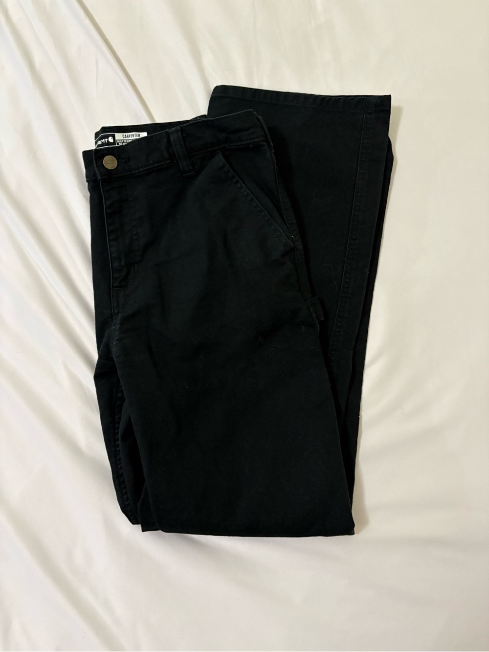 Carhartt Women's Black Work Trousers “The Canvas” pant